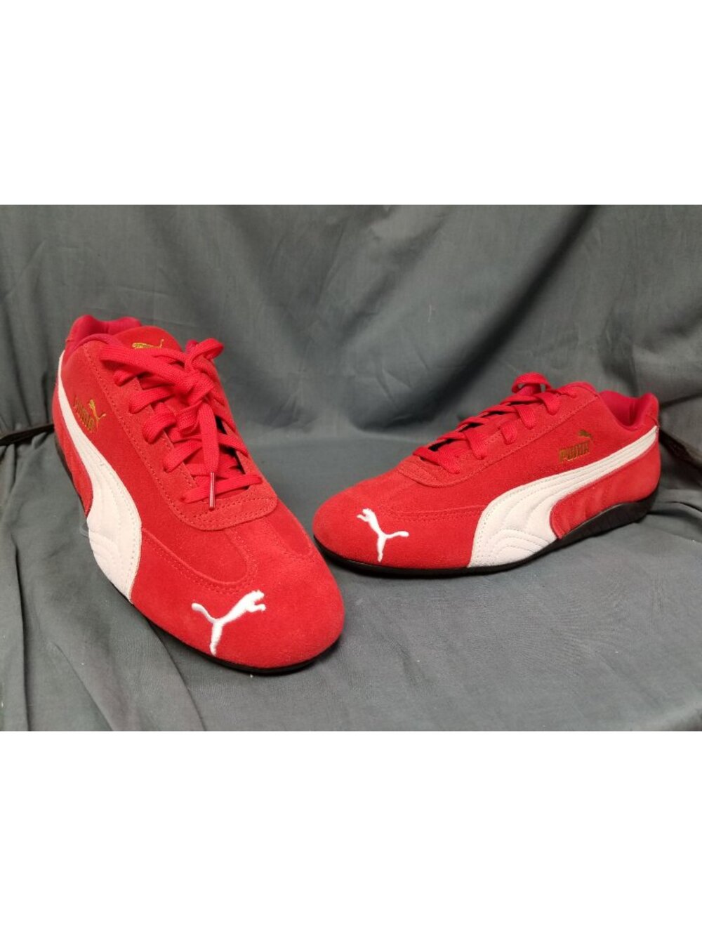 Puma Speedcat OG Red White Suede Sneakers Men's Size 10.5 NEW NO BOX!